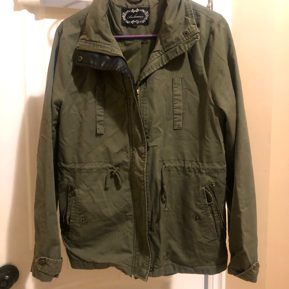 Hunter green woman’s jacket size L